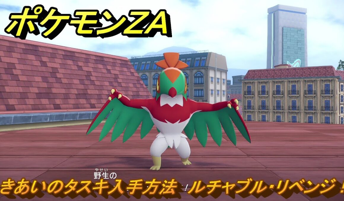 ポケモンＺＡ　きあいのタスキ入手方法　ルチャブル・リベンジ！　サイドミッション０５９　＃２０８　【Pokémon LEGENDS Z-A】