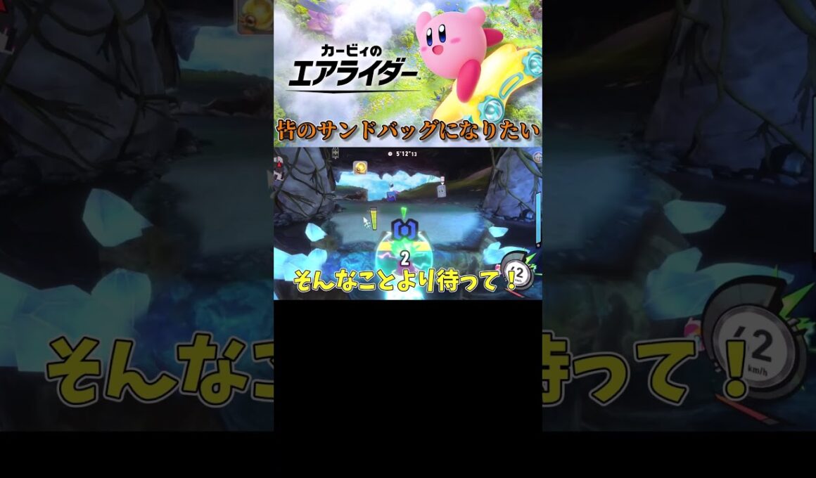 【八つ裂き】サンドバッグにされるサンドバッグ生はいい？ #ぼんのう #shorts #youtubeshorts #エアライダー #カービィのエアライダー #カービィのエアライド