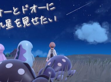 ヌオーとドオーに流れ星を見せたい【ポケモンSV】