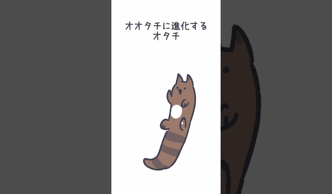 オオタチに進化するオタチ＃オタチ ＃オオタチ ＃ポケモン #furret #pokemon