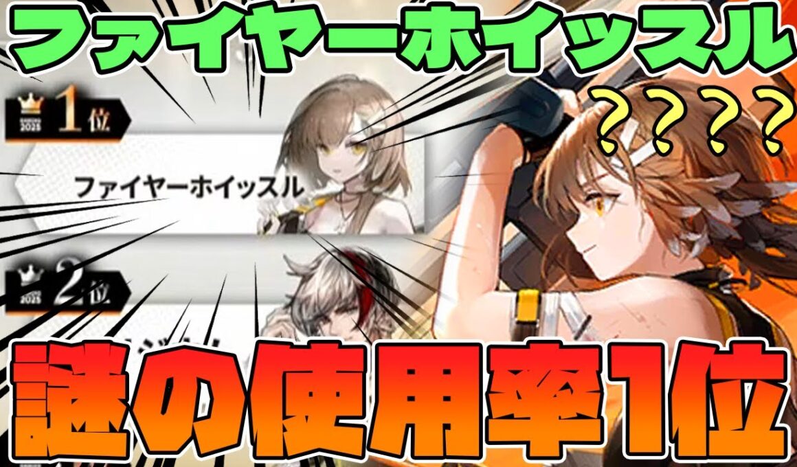 【アークナイツ】2025年の星5の採用率がまさかの1位となった重装オペレーターのファイヤーホイッスル！【Arknights / 明日方舟 / VOICEROID実況 / Q.ken】