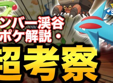 解説&超考察、アンバー渓谷について分かるアレコレ！【ポケモンスリープ】【フライゴン/ボーマンダ/イワパレス】