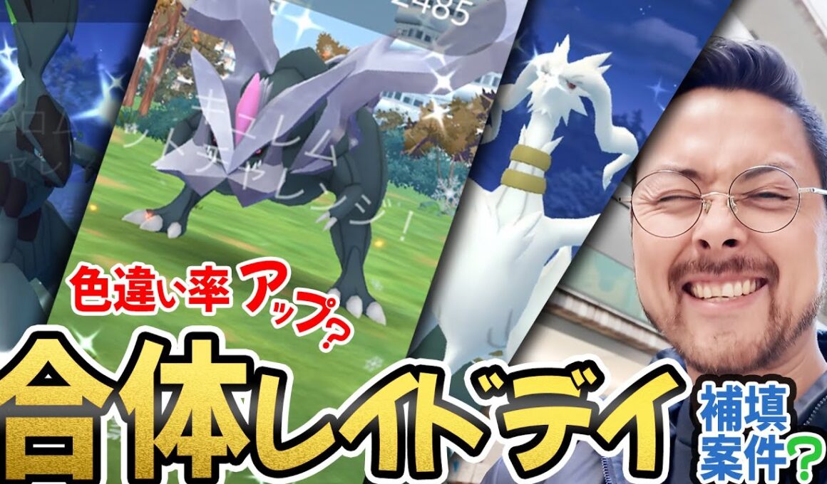 重すぎレイドデイ！？色違い率は闇！？高個体値はJASHる！キュレムよおおおおお光り続けてくれええ！！ナイアン補填あるんか？！【ポケモンＧＯ】