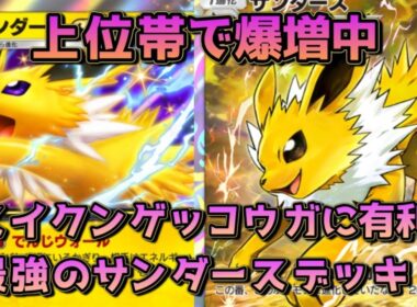 サンダースデッキ！知らなきゃマズイ流行中のデッキリスト20枚！！