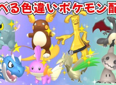 【ポケモンZA】全部選べる色違いポケモン配布 色サーフゴー 色ミズゴロウ 色セビエ 色アブソル 色ケロマツ 親分色違い多数 【Pokémon LEGENDS Z-A】