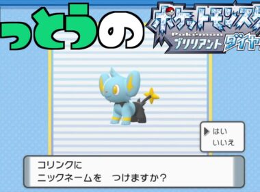 【鉄塔さん ポケモン ダイパ】「コリンク」にニックネームをつける。【命名集】