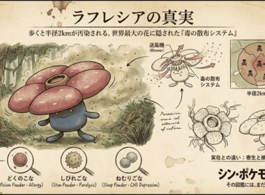 【0045｜ラフレシア】ラフレシアが歩くと、半径2kmが汚染される。世界最大の花に隠された「毒の散布システム」