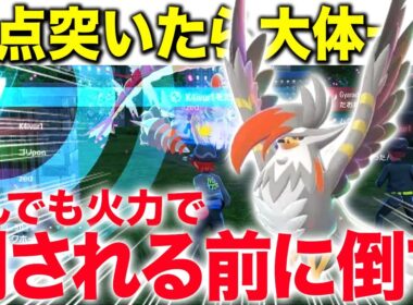 【バカ火力】素早さと火力が両立できるメガムクホークが強くてカッコいい！！【ポケモンZA】 #ムクホーク
