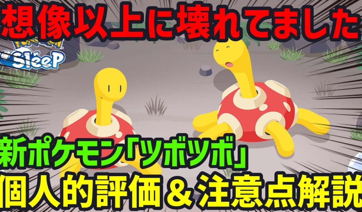 新ポケモン「ツボツボ」の他ヒーラーとの比較と個人的評価をお話しします