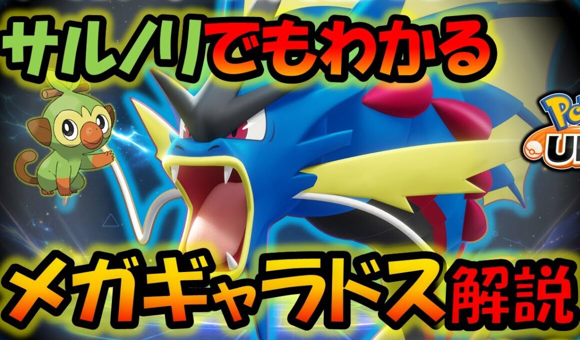 サルノリでもわかる『メガギャラドス』徹底解説【ポケモンユナイト】