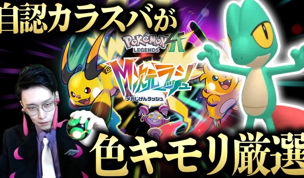 【自認カラスバ】キモリの異次元来たから色違いを厳選するM次元ラッシュ【Pokémon LEGENDS Z-A ビエラ】
