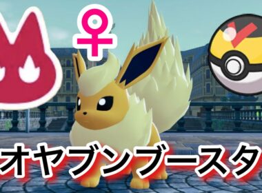 ♀色違いオヤブンブースターをレベボで厳選！【ポケモンレジェンズZA】