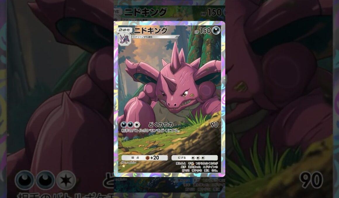 ニドキングをカッコよく動かしてみた。#ポケポケ