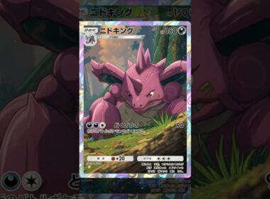 ニドキングをカッコよく動かしてみた。#ポケポケ