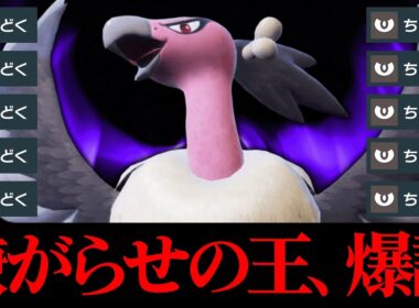 【嵌まると地獄】優秀すぎるタイプと神技範囲で伝説すら完封する『バルジーナ』やっぱこいつ強いわ。【ポケモンSV】