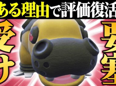 【ここに来て復権か】タイプ、特性、技範囲全てが環境に刺さりまくる神ポケ『カバルドン』の時代がまた来たわ。【ポケモンSV】