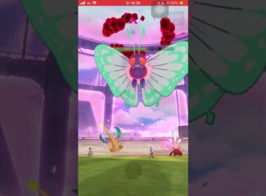 【ポケモンGO】キョダイマックスバタフリー野良40人討伐 #shorts #ポケモンgo #ポケモン #ダイマックス #キョダイマックス