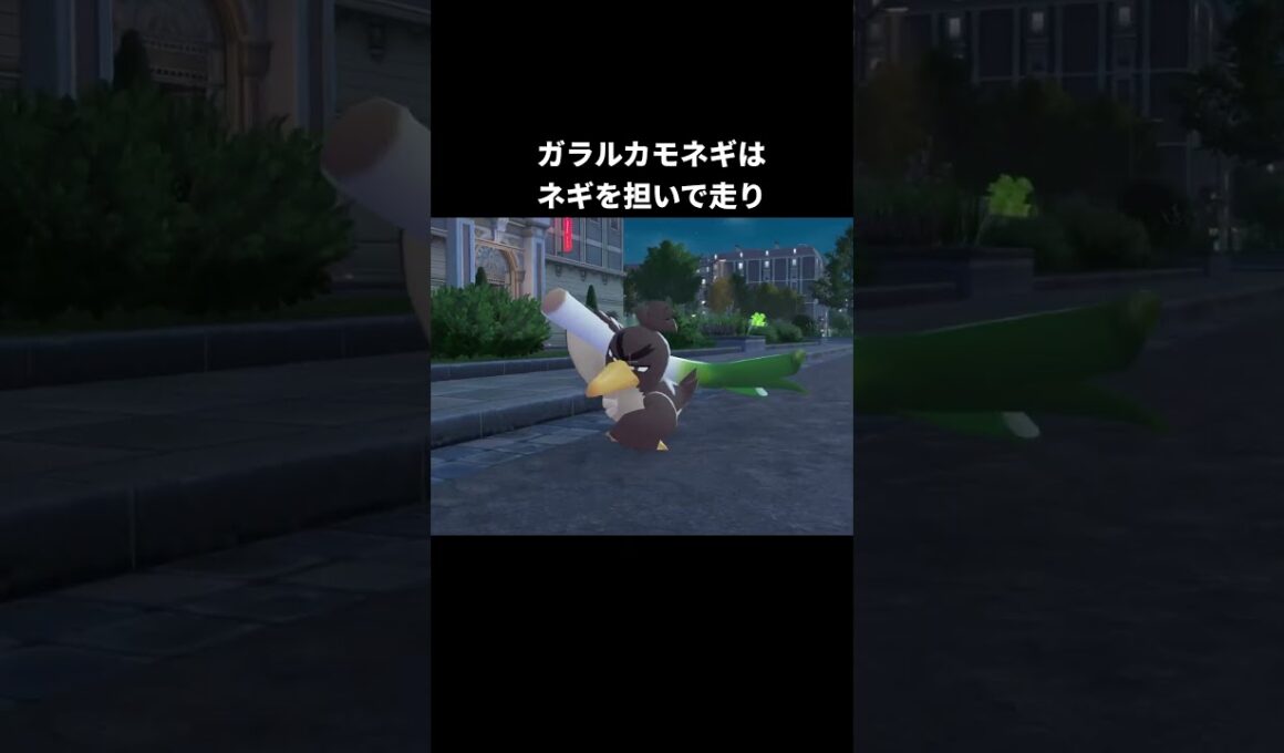 カモネギたちの走り方の違い【ポケモンZA】