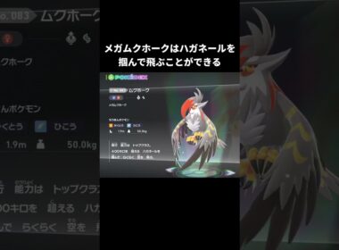 メガムクホークの小ネタ【ポケモンZA】