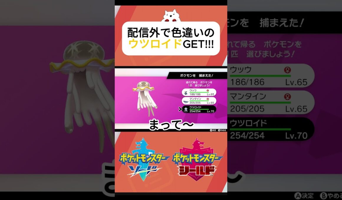 【ポケモン剣盾】また配信外！ダイマックスアドベンチャーで色違いのウツロイドGET！！#ポケモン #ポケモンsv #ポケモン剣盾 #ダイアド #pokemon #ポケモン色違い #色違い厳選