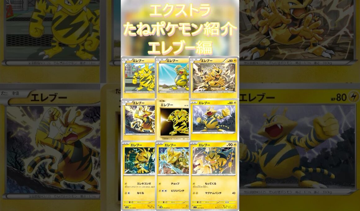 【ポケカ/エクストラ】エクストラおすすめたねポケモン紹介エレブー編  #shorts #ポケモンカード #エレブー #pokemontcg #エクストラバトルの日