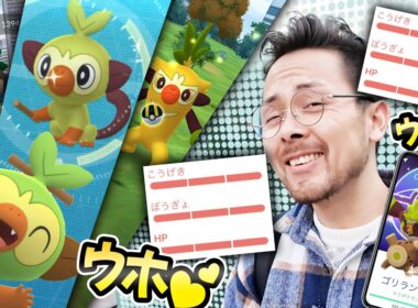 サルノリ100％2匹！？色違い背景ぃいい！！大遅刻したけど大優勝だろおお！！！【ポケモンGO】