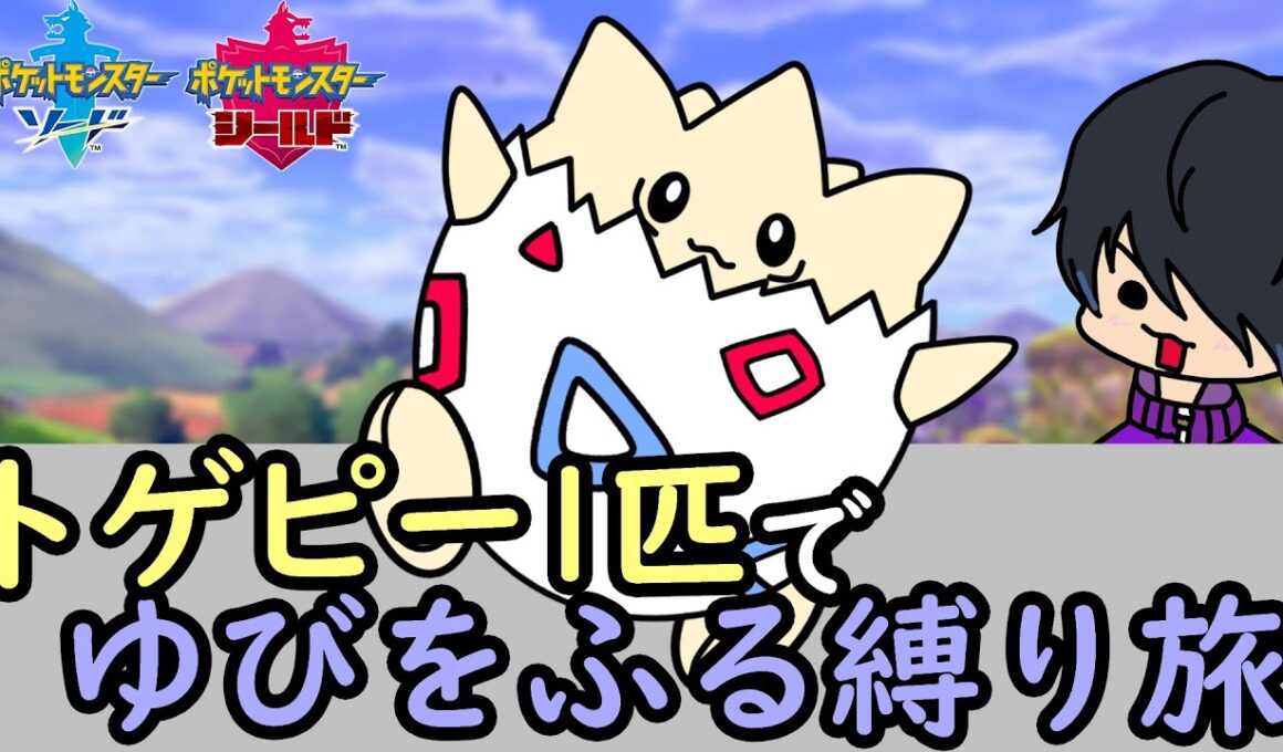《ポケモン剣盾》トゲピー1匹ゆびをふる縛り+α旅Part29