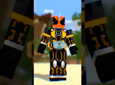 マイクラ世界の仮面ライダーゴースト　#shorts