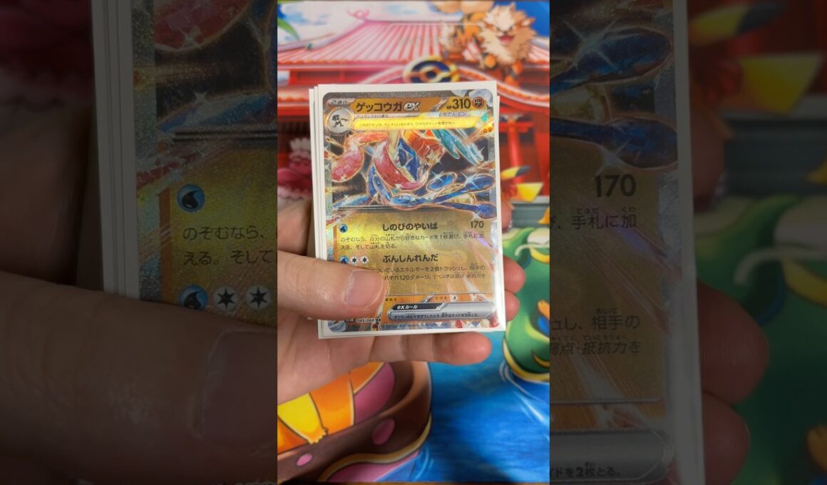 【ジュゴンでエネ加速！】ゲッコウガexデッキ組んでみた！ #ポケカ #ポケカ再販最新情報 #ポケモンカード #ポケモン #ポケカ開封 #pokemon #pokemoncards #開封動画