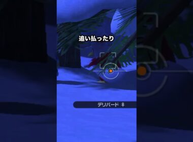 【可愛すぎる笑顔】仲間想いなデリバード🎁 #ポケモン #newポケモンスナップ