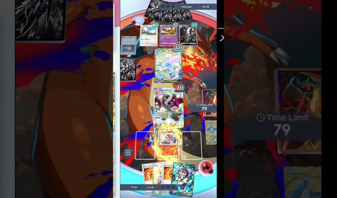 【ポケポケ】Wリザードンで2-3進行！最強メガリザードンY×リザードンデッキ！対メガチルタリスゲッコウガ編【紅蓮ブレイズ】