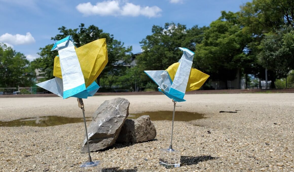 折り紙一枚でペリッパー折ってみた　#Shorts