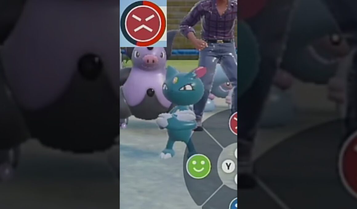 【ニューラ】ポケモンエクササイズ【キタカミ図鑑No.170】#Shorts #pokemon