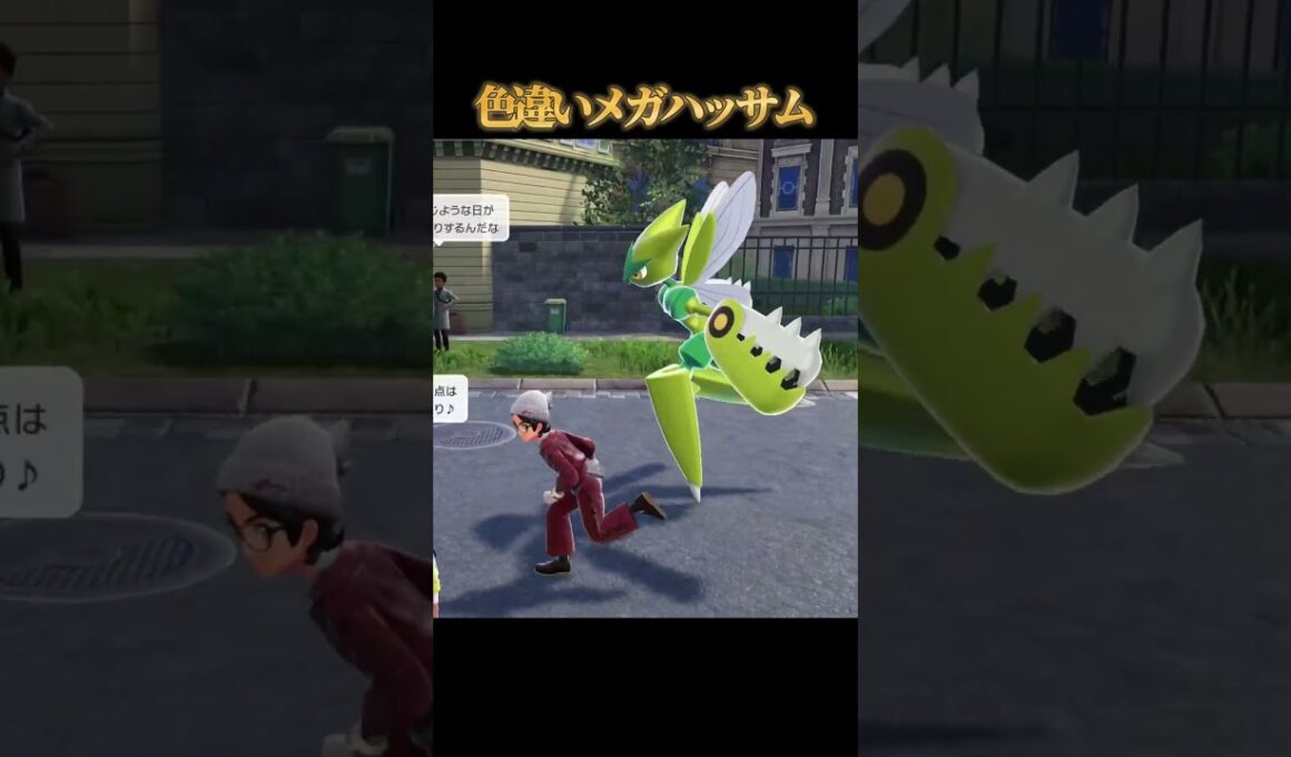 【肌質◎】色違いメガハッサムが好きなのって私だけですか？【ポケモンZA】#shorts #ポケモン #つっつー #pokemon