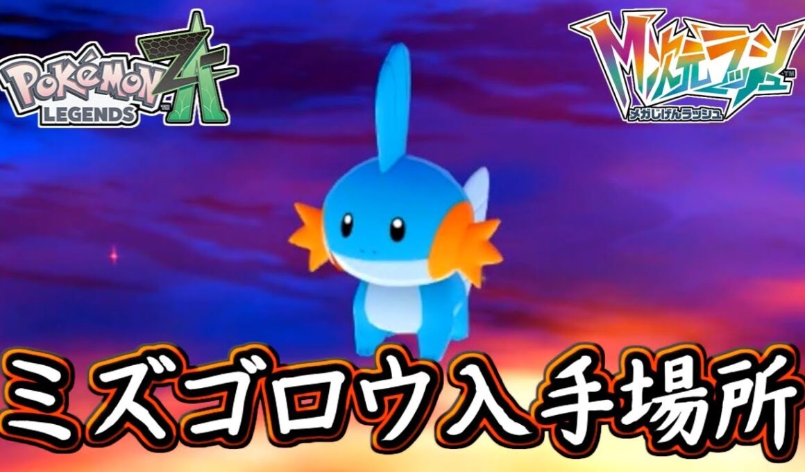 ポケモンZA ミズゴロウ入手場所！周回が中々大変？出現率は低めか？ホウエン御三家を入手せよ！ポケモンレジェンズZA 攻略 【メイルス】