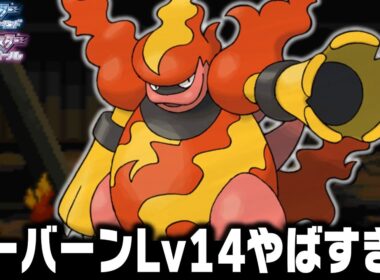 ブーバーンLv14が最初のポケモンだったら殿堂入りまで1匹で無双できるのか【ダイヤモンドパール】