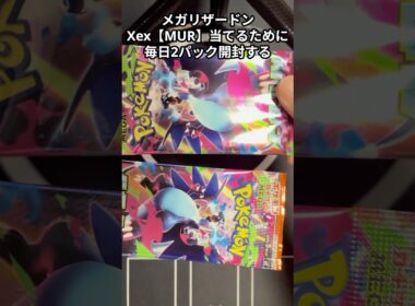 メガリザードXex【MUR】を当てるためにインフェルノXを毎日2パック開封する2日目