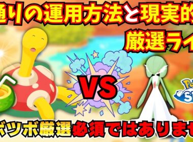 【ポケモンスリープ】ツボツボのガチ厳選は必須じゃないです｜4通りの運用方法と現実的な厳選ライン徹底解説【きのみジュース】