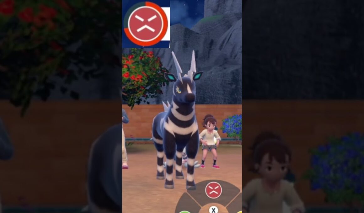 【ゼブライカ】ポケモンエクササイズ【ブルーベリー図鑑No.24】#Shorts #pokemon