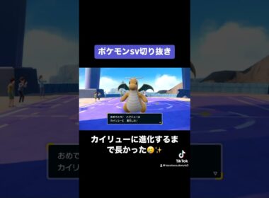 大型犬的な可愛さのあるカイリュー🐶#ポケモンSV #ポケモン #ポケモン実況 #ゲーム実況 #ハクリュー #カイリュー