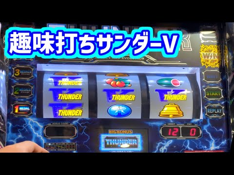 カピバラくん　趣味打ちを楽しむサンダーVライトニング＃パチスロ動画