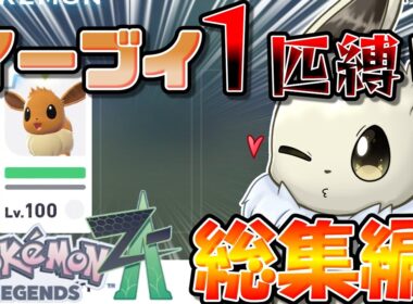 イーブイ１匹縛りでポケモンZAクリアを目指す！　総集編【ポケモンレジェンズZA】【ゆっくり実況】