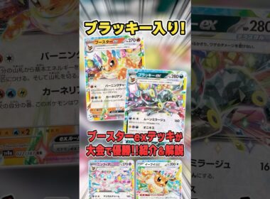 可愛くて強い”ブイズバレット”にブラッキーexも加入して大会で活躍していたので紹介＆解説♪【シティリーグ2025S4】