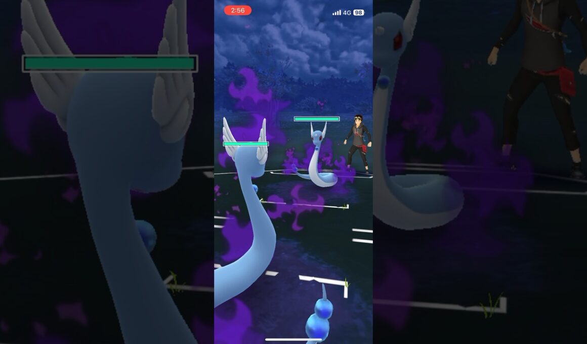 【ポケモンGO】試合時間数秒！！この動きできるハクリュー強くね？#ポケモン #ポケモンGO#shortvideo #shorts#スーパーリーグ