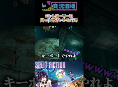【SPLIT FICTION】 ゲームとじゃなくコントローラーと格闘するのぶくんとそれをただただ眺めてる良平さん
