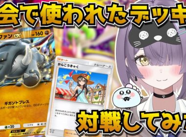 【ポケポケ】新ドンファン構築！｜215人大会で3位の方のデッキで対戦してみた！【ほたっぺ/VTuber】