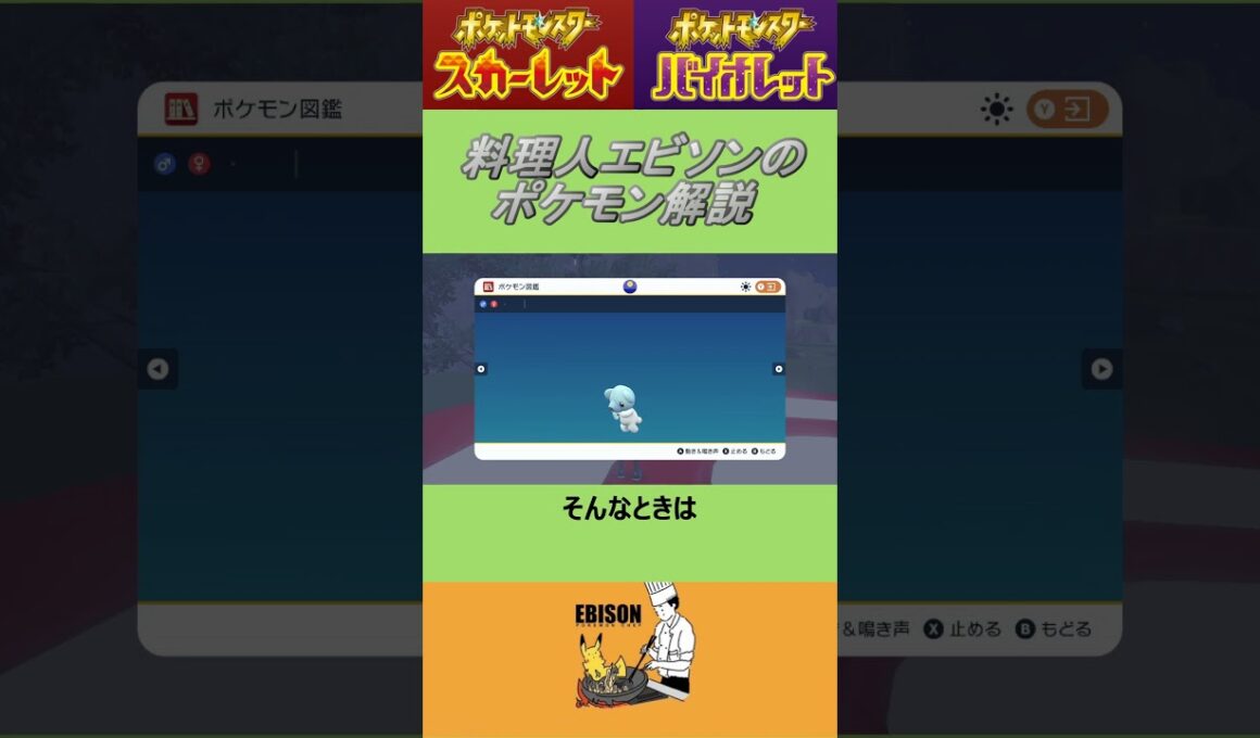 エビソンのポケモン解説229　#ポケモン #ポケモンsv #スカーレットバイオレット #クマシュン