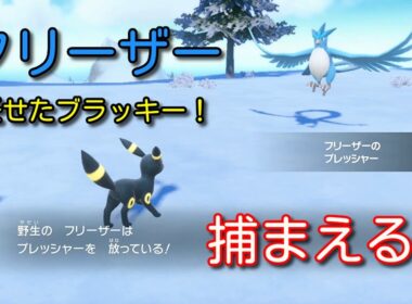 伝説のポケモン「フリーザー」を捕まえる！【ポケモンSV】
