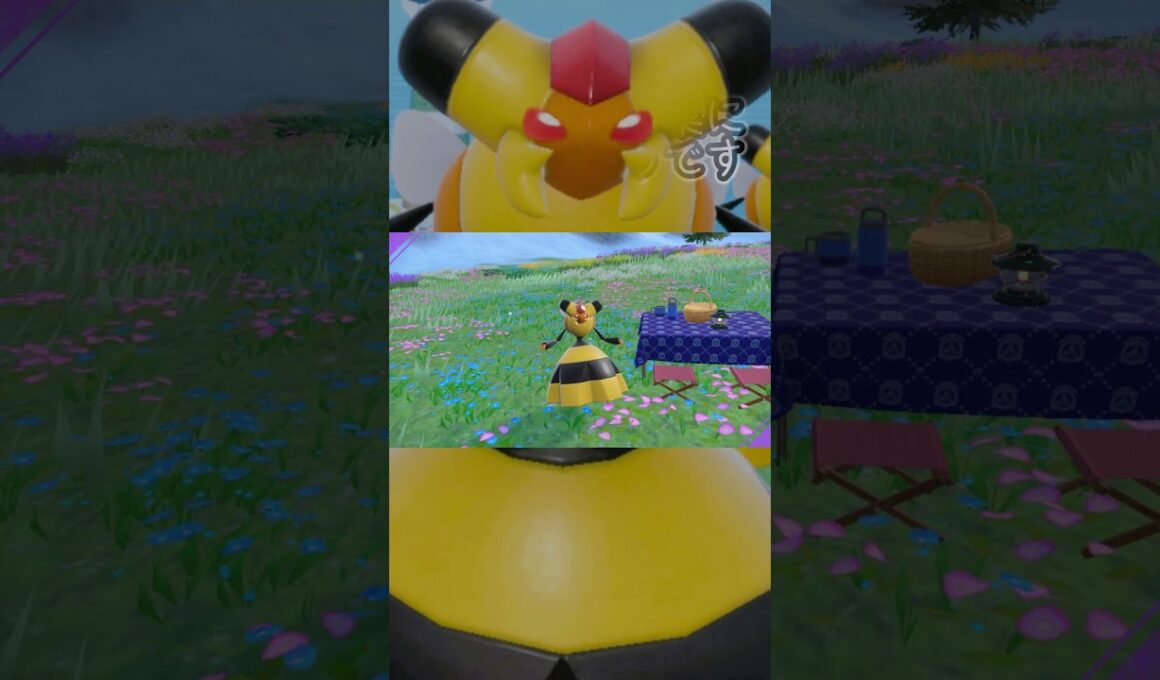 ビークイン6匹とピクニック【ポケモンSV】#Shorts