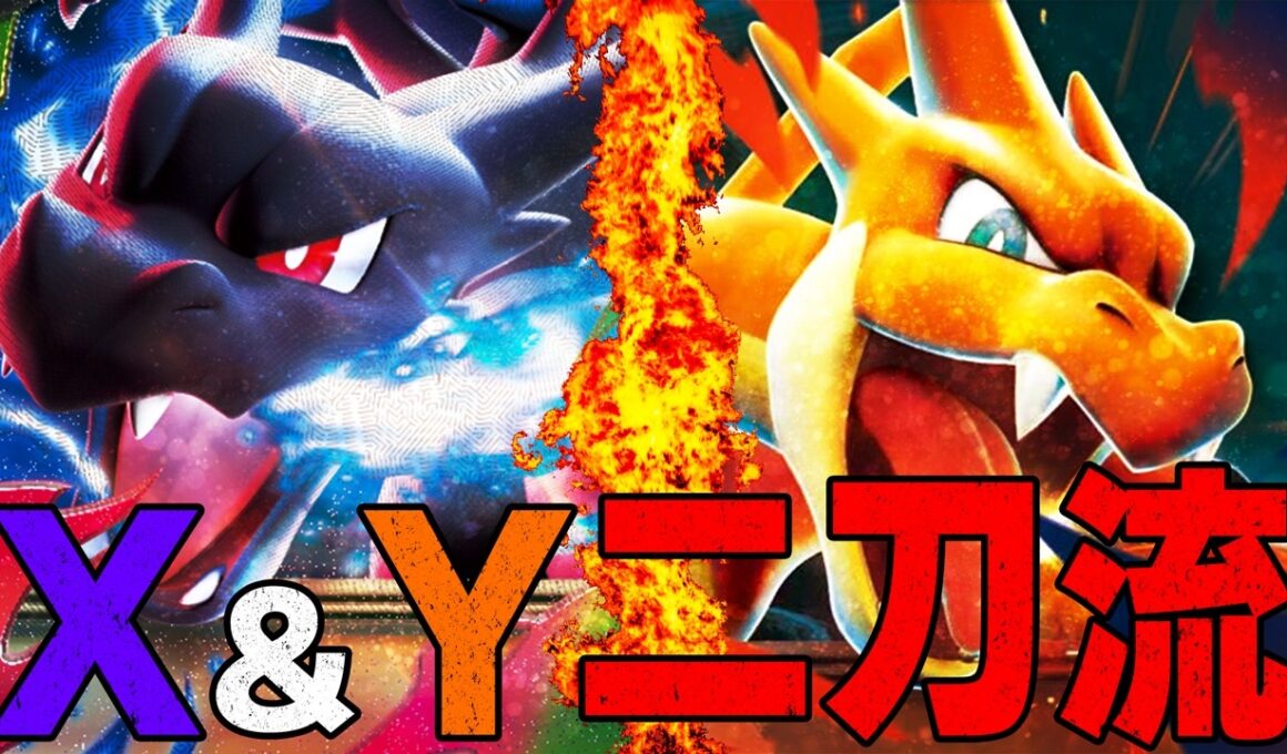 【進化の導き】カイリューとリザードンのメガ進化盛り盛り構築が意外と強い説【ポケカ対戦】Mega Charizard X ex & Mega Charizard Y ex